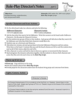 Role-Play Director’s Notes sample